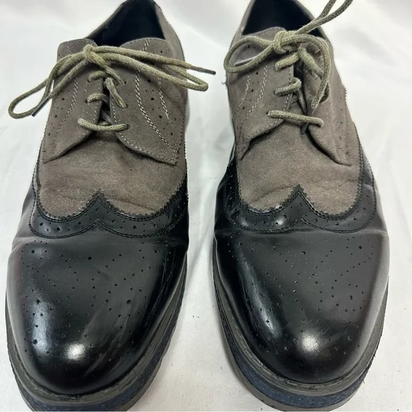 Alpine Swiss Men’s Wing Tip Shoes in Size 11 - Picture 2 of 6